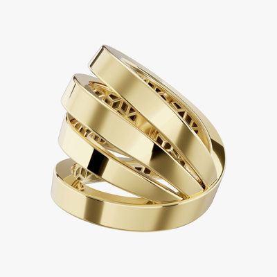 18K Gold Fractal Ring Code 31000